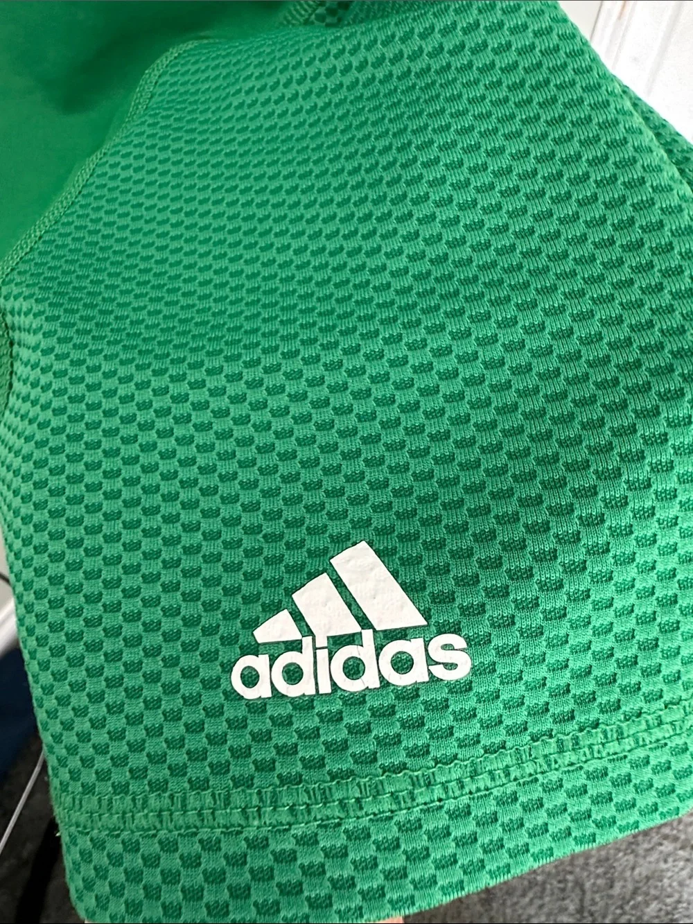 adidas Green Mesh-Panel Racerback Tank - Picture 3 of 6